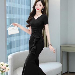 Đầm đuôi cá bèo sang trọng hàng cao cấp THIẾT KẾ