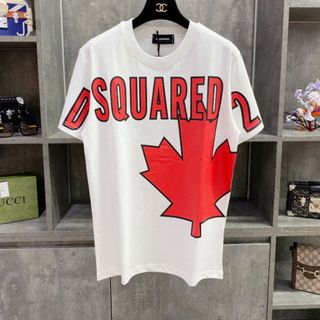 Áo phông nam nữ DSQ2 lá phong đỏ siêu hót