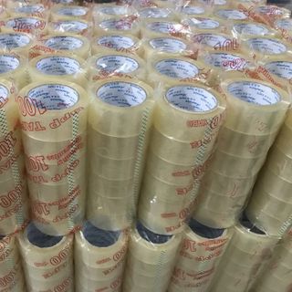 Sỉ Băng Keo Trong - Đục (55mic 1.8kg 200yard 6 li) (Bao 20 cây x 6 cuộn)