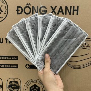 [THÙNG] KHẨU TRANG Y TẾ 4 LỚP (50 CÁI/HỘP, 50 HỘP/THÙNG) - ĐỒNG XANH PREMIUM - THÙNG 2500 CÁI