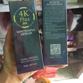 Serum dưỡng trắng da mặt 4K Plus 5X Whitening