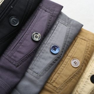 Quần short kaki cotton trơn Nhiều Màu (MãQB150)
