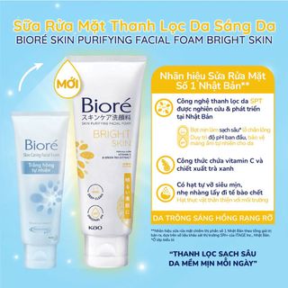 Sữa Rửa Mặt Biore 100g-Hàng Công Ty
