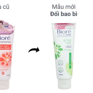 Sữa Rửa Mặt Biore 100g-Hàng Công Ty