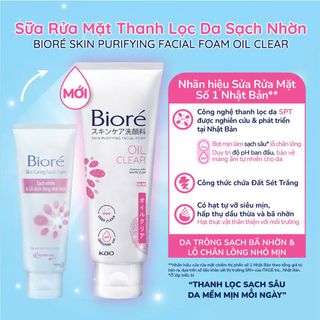 Sữa Rửa Mặt Biore 100g-Hàng Công Ty