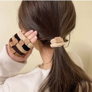 CỘT TÓC THUN GÂN TAG GẤU