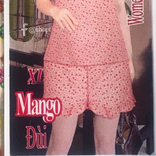đồ bộ mango quần đùi - tay cánh tiên giá sỉ