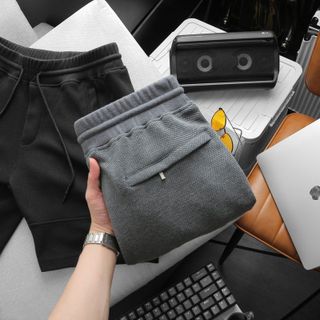 Quần short thun nam chất vải thun thể thao dày dặn màu basic (MãQB423)