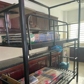 GIường Tầng săt tròn giá rẻ cho ký túc xá học sinh, sinh viên, các đơn vị đào tạo,giường kích thước 80cm 1m 1m2 1m4 1m6