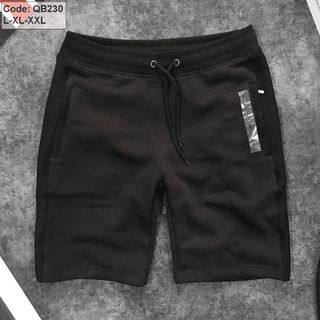 Quần short nam chất vải thun thể thao dày dặn có size lớn màu basic (MãQB230)