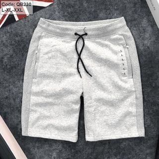 Quần short nam chất vải thun thể thao dày dặn có size lớn màu basic (MãQB230)