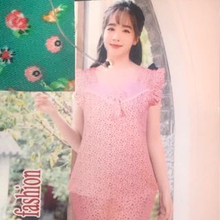 độ bộ mango quần lỡ - áo tay cánh tiên