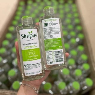 Tẩy trang simple 200ml chuẩn công ty có đủ tem phụ