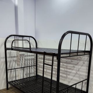 Giường Tầng Sắt Giá Rẻ HCM -Giường Tầng Bằng Sắt sơn tĩnh điện cứng cáp-giường ngủ 2 tầng kt 80cm 1m 1m2 1m4 1m6