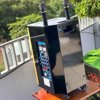 Loa Kéo Di Động Az319 - Loa Karaoke Thế Hệ Mới, Công Suất Lớn 280W, Bass Căng 3 Tấc, Âm Thanh Cực Mạnh, Sôi Động, Đi Kèm 2 Micro Không Dây, Bảo Hành 12 Tháng