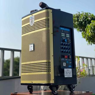 Loa Kéo Di Động Az319 - Loa Karaoke Thế Hệ Mới, Công Suất Lớn 280W, Bass Căng 3 Tấc, Âm Thanh Cực Mạnh, Sôi Động, Đi Kèm 2 Micro Không Dây, Bảo Hành 12 Tháng