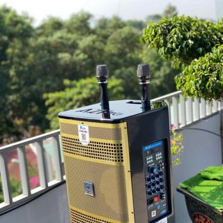 Loa Kéo Di Động Az319 - Loa Karaoke Thế Hệ Mới, Công Suất Lớn 280W, Bass Căng 3 Tấc, Âm Thanh Cực Mạnh, Sôi Động, Đi Kèm 2 Micro Không Dây, Bảo Hành 12 Tháng