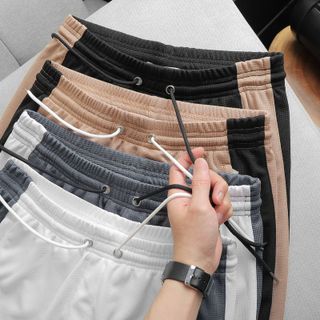 Quần short nam chất vải thun thể thao dày dặn màu basic (MãQB411)