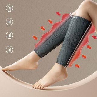 Máy Massage Chân Rulax Phiên Bản Pro Nâng Cấp Có Túi Khí, Massage Bi Xoay Nhiệt Hồng Ngoại 4D