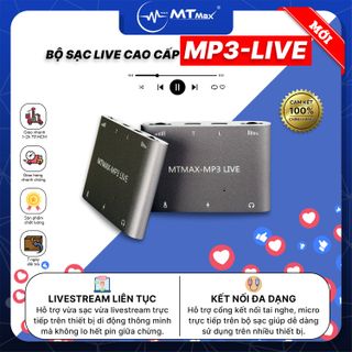 Box Sạc LiveStream MTMAX MP3 LIVE - Hỗ Trợ Vừa Livestream Vừa Sạc Cho IOS, ANDROID giá sỉ