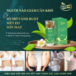 Sổ mỡ vành ruột siết eo sơn mai