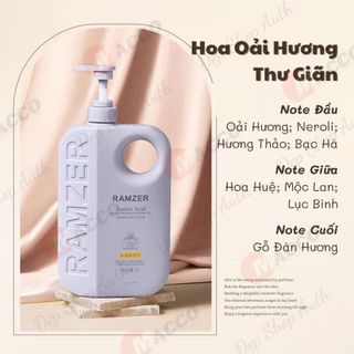 Sữa Tắm Ramzer Can 1 Lít , 2 in 1(Thùng 16 Can)