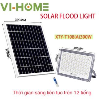 Đèn pha năng lượng mặt trời 200w