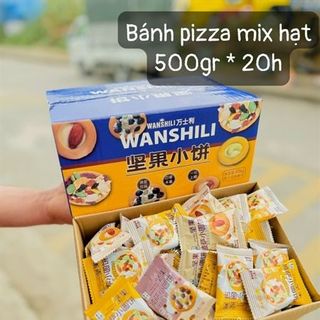 Bánh Qui Pizza Mix Hộp Wanshili giá sỉ