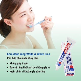 Kem Đánh Răng Nhật White & White ( Thùng 80 tuýp )