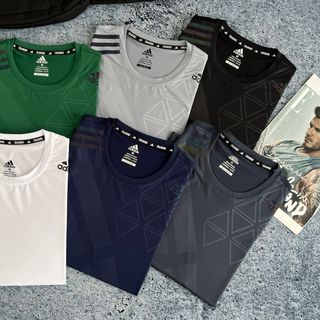 Áo nam adid1as logo 7 màu 70k Phom chất chuẩn đẹp Size m.l.xl.xxl Ri 2222 Tách nửa ri được