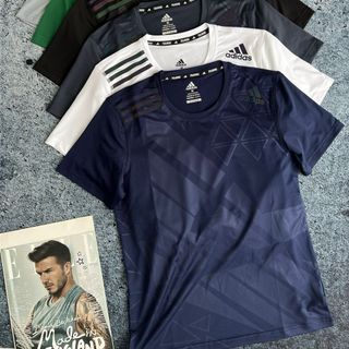 Áo nam adid1as logo 7 màu 70k Phom chất chuẩn đẹp Size m.l.xl.xxl Ri 2222 Tách nửa ri được