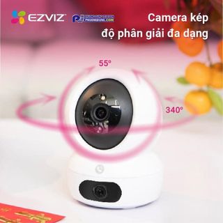 Camera WiFi Ống Kính Kép EZVIZ H7C (4MP+4MP)