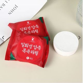 KHĂN TẮM, KHĂN NÉN 70X100CM HÀN QUỐC MÀU ĐỎ