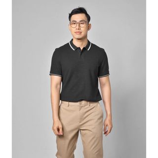 Áo Polo Nam, áo thun nam cổ trụ phối viền cổ chất vải thoáng mát màu basic size từ 45-100kg (Mã TCV22)