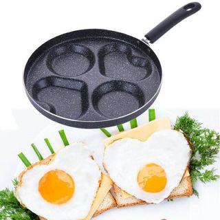 Chảo 4 Ngăn Trái Tim
