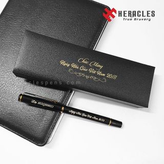 Quà tặng quốc tế phụ nữ, tri ân thầy cô giáo - Bút Heracles 002 – Bút bi kim loại khắc tên, logo theo yêu cầu – Tặng kèm hộp