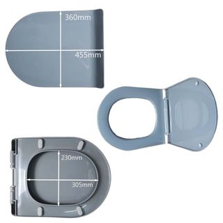 Nắp bồn cầu, nắp đậy bồn cầu, nắp bồn cầu trứng, nắp bồn cầu các loại làm từ nhựa với nhiều màu sắc và kích thước phù hợp với từng kiểu bồn cầu mã C29