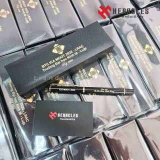 Quà tặng quốc tế phụ nữ, tri ân thầy cô giáo - Bút Heracles 002 – Bút bi kim loại khắc tên, logo theo yêu cầu – Tặng kèm hộp