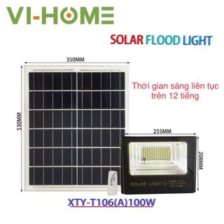 Đèn pha năng lượng mặt trời 300W