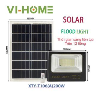 Đèn pha năng lượng mặt trời 300W