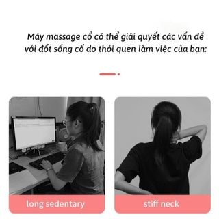 Máy Massage Cổ Xung Điện RULAX, Mát Xa Trị Liệu Giảm Đau Nhức 9 Cấp Độ Có Điều Khiển Cầm Tay