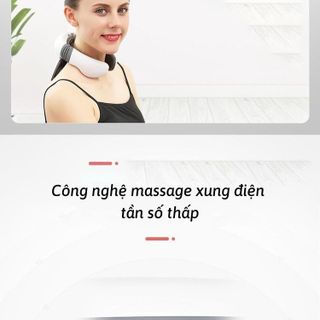 Máy Massage Cổ Xung Điện RULAX, Mát Xa Trị Liệu Giảm Đau Nhức 9 Cấp Độ Có Điều Khiển Cầm Tay
