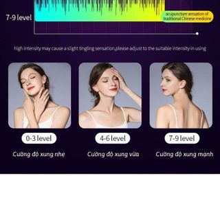 Máy Massage Cổ Xung Điện RULAX, Mát Xa Trị Liệu Giảm Đau Nhức 9 Cấp Độ Có Điều Khiển Cầm Tay