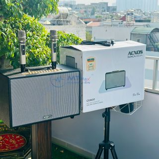 Loa Xách Tay ACNOS CS3600 - Loa Karaoke Chính Hãng 3 Đường Tiếng, Công Suất Lớn 500W, Âm Thanh Cao Cấp Chuyên Nghiệp, Nâng Tiếng, Chống Hú Siêu Cấp, Đi Kèm 2 Micro Karaoke Bảo Hành 12 Tháng
