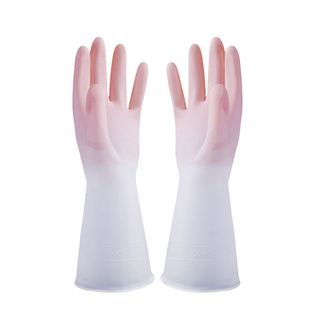 Đôi bao tay cao su rửa chén, găng tay cao su rửa bát cực kỳ bền bĩ, dẻo dai, chắc chắn (MÀU NGẪU NHIÊN) - Huy Tưởng