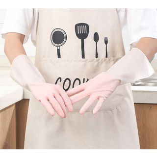 Đôi bao tay cao su rửa chén, găng tay cao su rửa bát cực kỳ bền bĩ, dẻo dai, chắc chắn (MÀU NGẪU NHIÊN) - Huy Tưởng