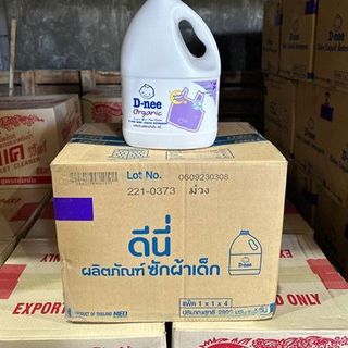 Nước Giặt Dnee 3000ml Màu Tím Chính Hãng Thái Lan (Thùng 4 Can)