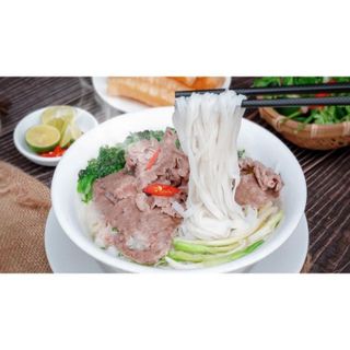 1KG Mỳ phở / Bánh phở khô (bánh đa) sợi dai mềm 100% từ gạo, không chất bảo quản