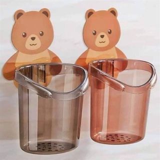 Cốc Gấu Dán Tường