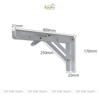 Giá Đỡ Gắn Tường Gấp Gọn Cho Bàn Kệ Gắn Tường 1 Bộ (2 Cái)